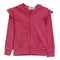 Ruffle Zip Acid Wash Hoodie - Denny's