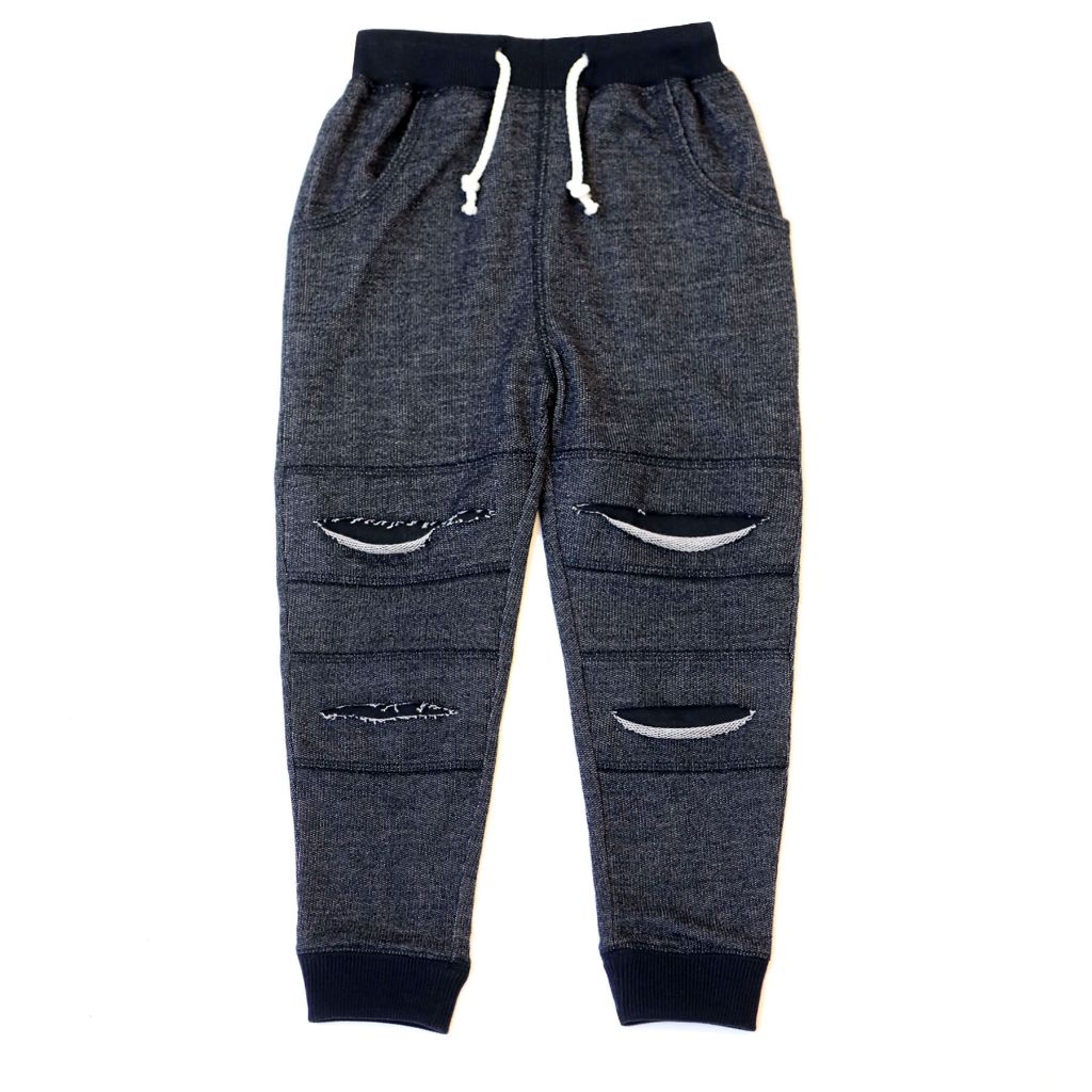 Ripped Denim Jogger - Denny's