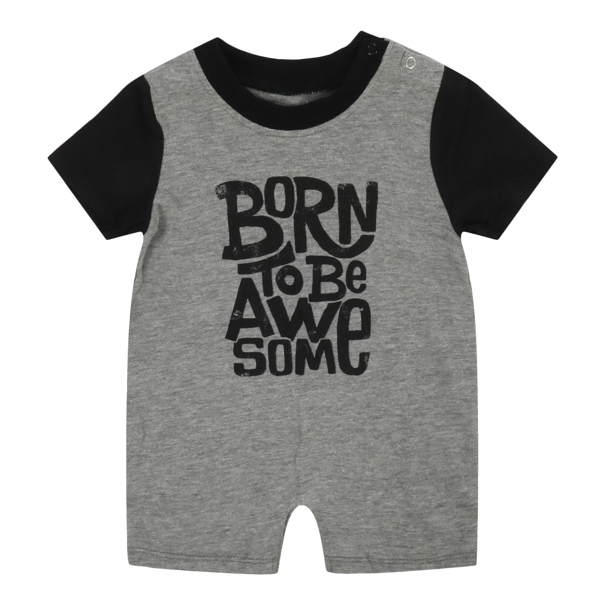 Born To Be Awesome Romper - Denny's