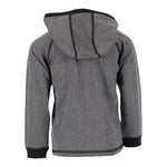 Herringbone Hooded Henley with Pocket - Denny's