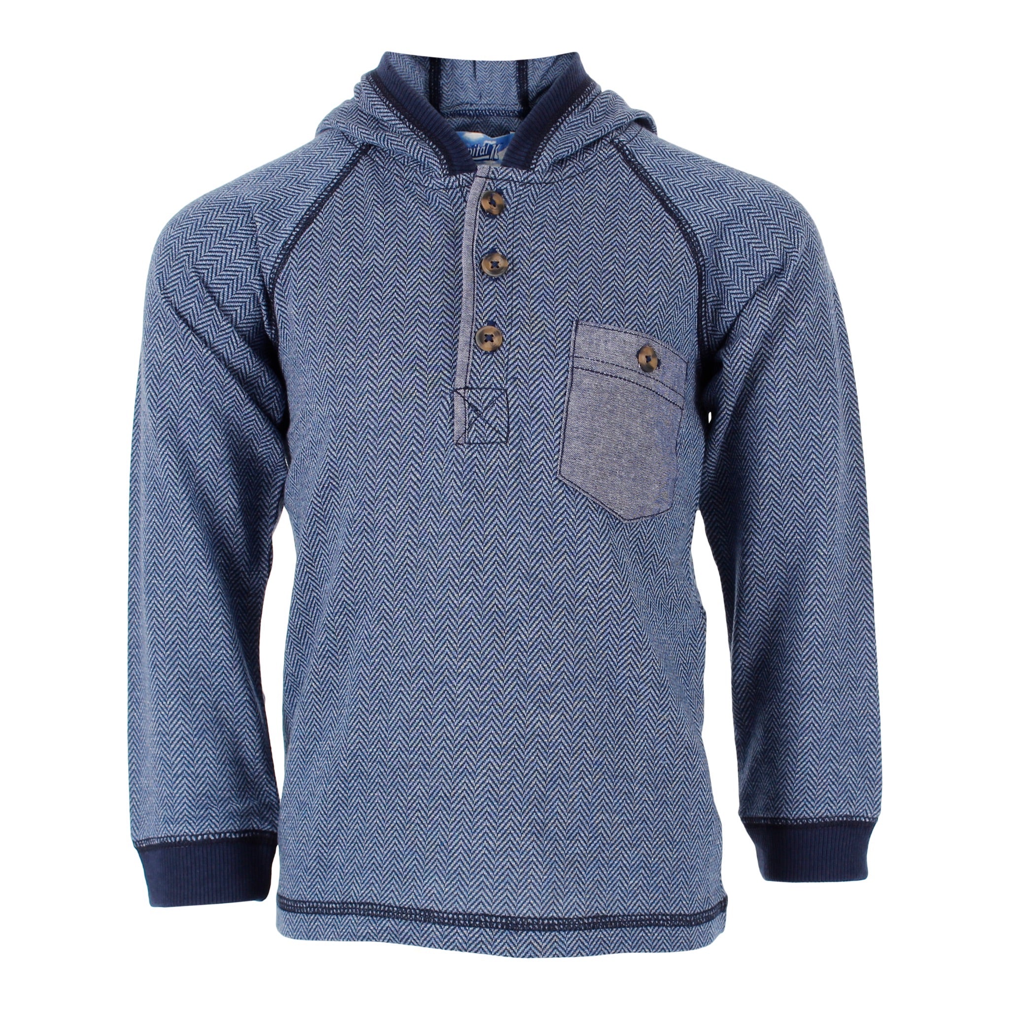 Herringbone Hooded Tee - Denny's