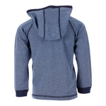 Herringbone Hooded Henley with Pocket - Denny's