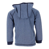 Herringbone Hooded Henley with Pocket - Denny's