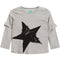 Black Star Ruffle Tee - Denny's
