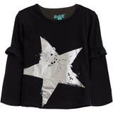 Silver Star Ruffle Tee - Denny's