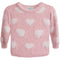 Ivory Hearts Eyelash Sweater - Denny's
