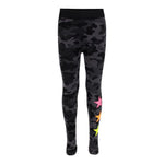 Sublimation Seamless Camo Legging with Neon Stars - Denny's