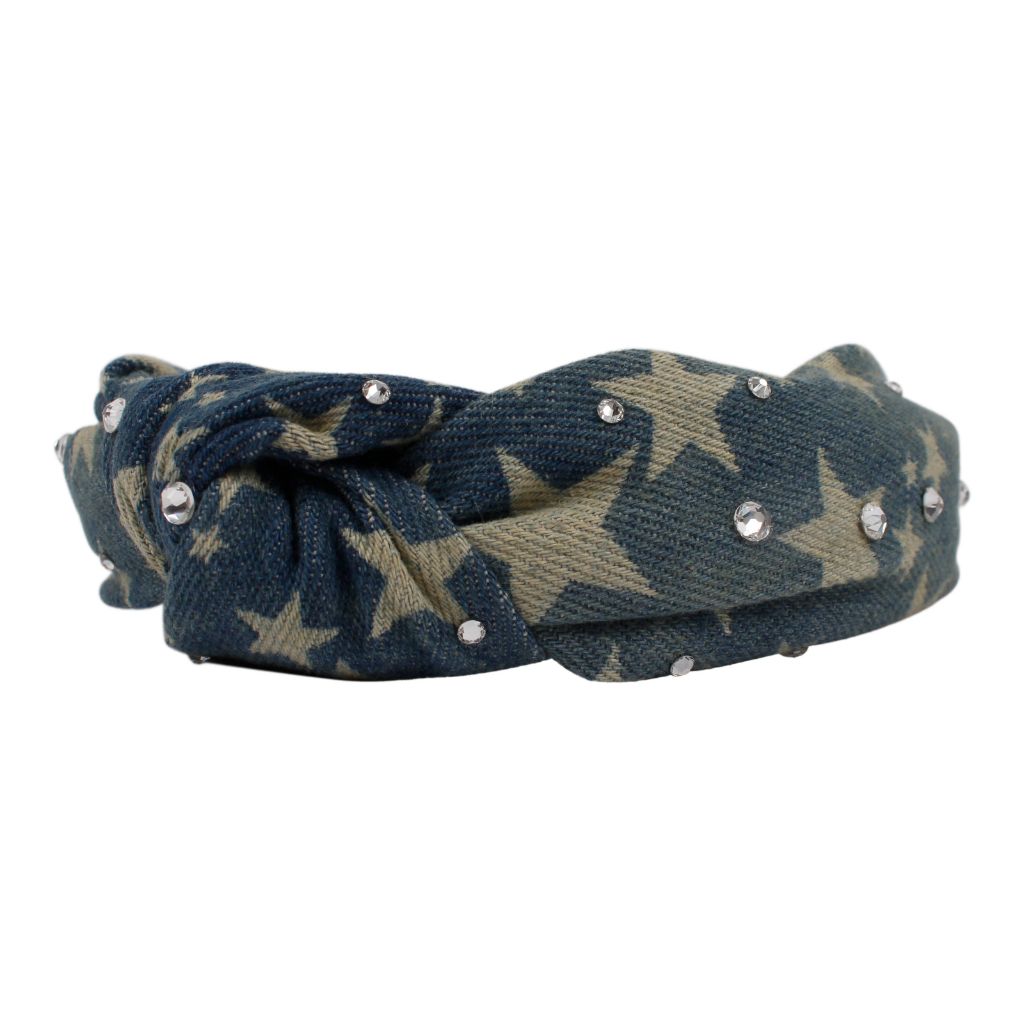 Distressed Stars Knot Headband - Denny's