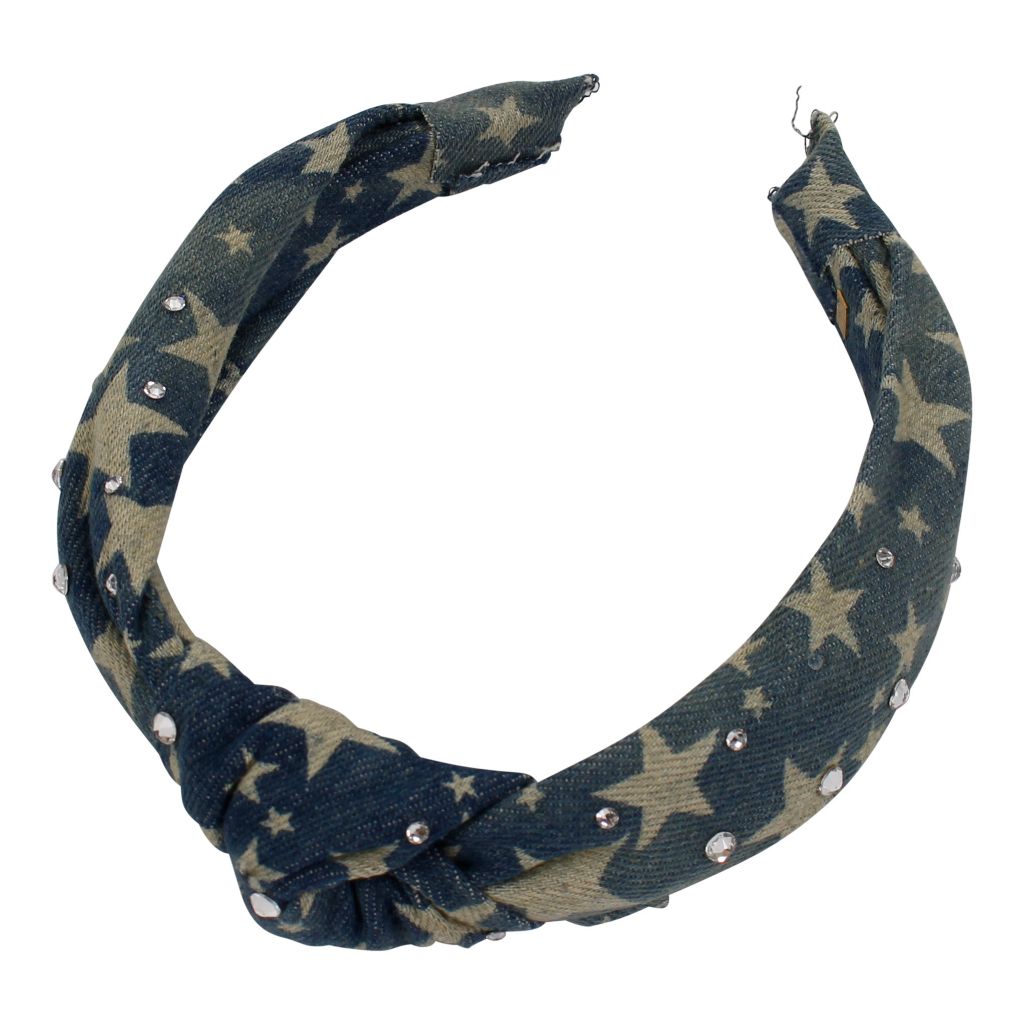Distressed Stars Knot Headband - Denny's