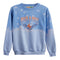 Bleached Oversized Rock & Roll Sweatshirt - Denny's