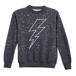Oversized Bleached Bolt Sweatshirt - Denny's
