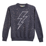 Oversized Bleached Bolt Sweatshirt - Denny's