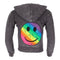 Zip Hoody with Neon Smiley - Denny's