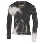 Black Tie Dye Hooded Sweatshirt - Denny's