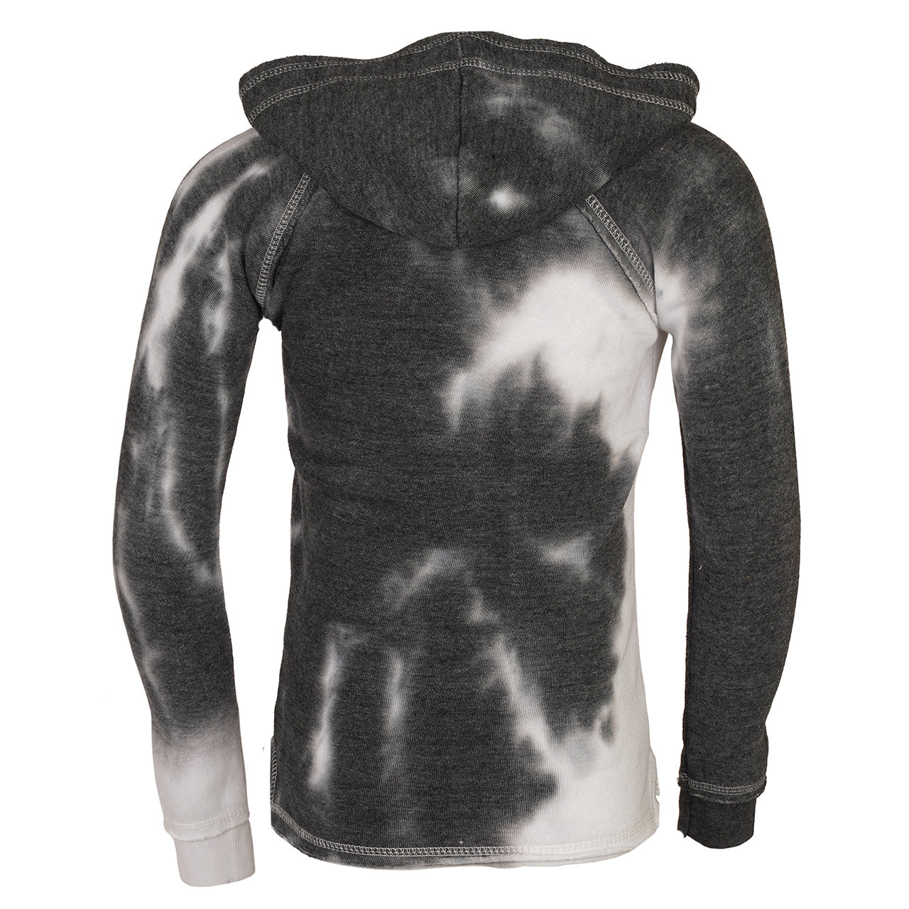 Black Tie Dye Hooded Sweatshirt - Denny's
