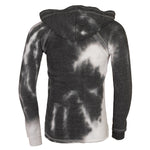 Black Tie Dye Hooded Sweatshirt - Denny's