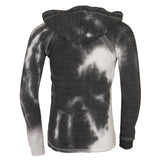 Black Tie Dye Hooded Sweatshirt - Denny's