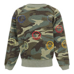 Allover Smile Camo Sweatshirt - Denny's