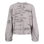Tie Dye Ribbed Henley - Denny's