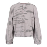 Tie Dye Ribbed Henley - Denny's