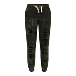French Terry Distressed Pant - Denny's