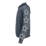 Stars Cold Shoulder Hoodie - Denny's