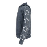 Stars Cold Shoulder Hoodie - Denny's