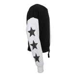 Stars On Sleeves Colorblock Sweatshirt - Denny's