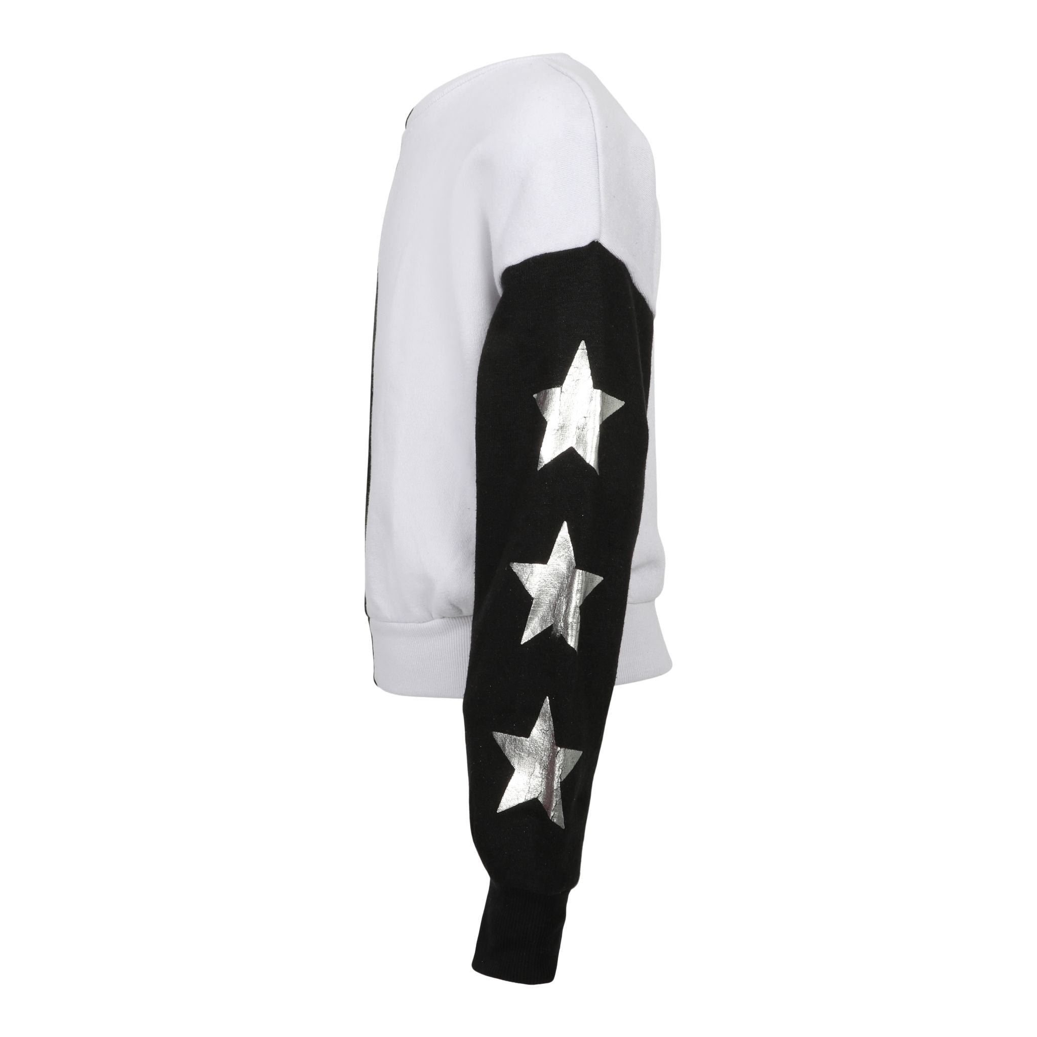 Stars On Sleeves Colorblock Sweatshirt - Denny's