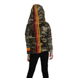 Burnout Hoody with Multi Stripes - Denny's