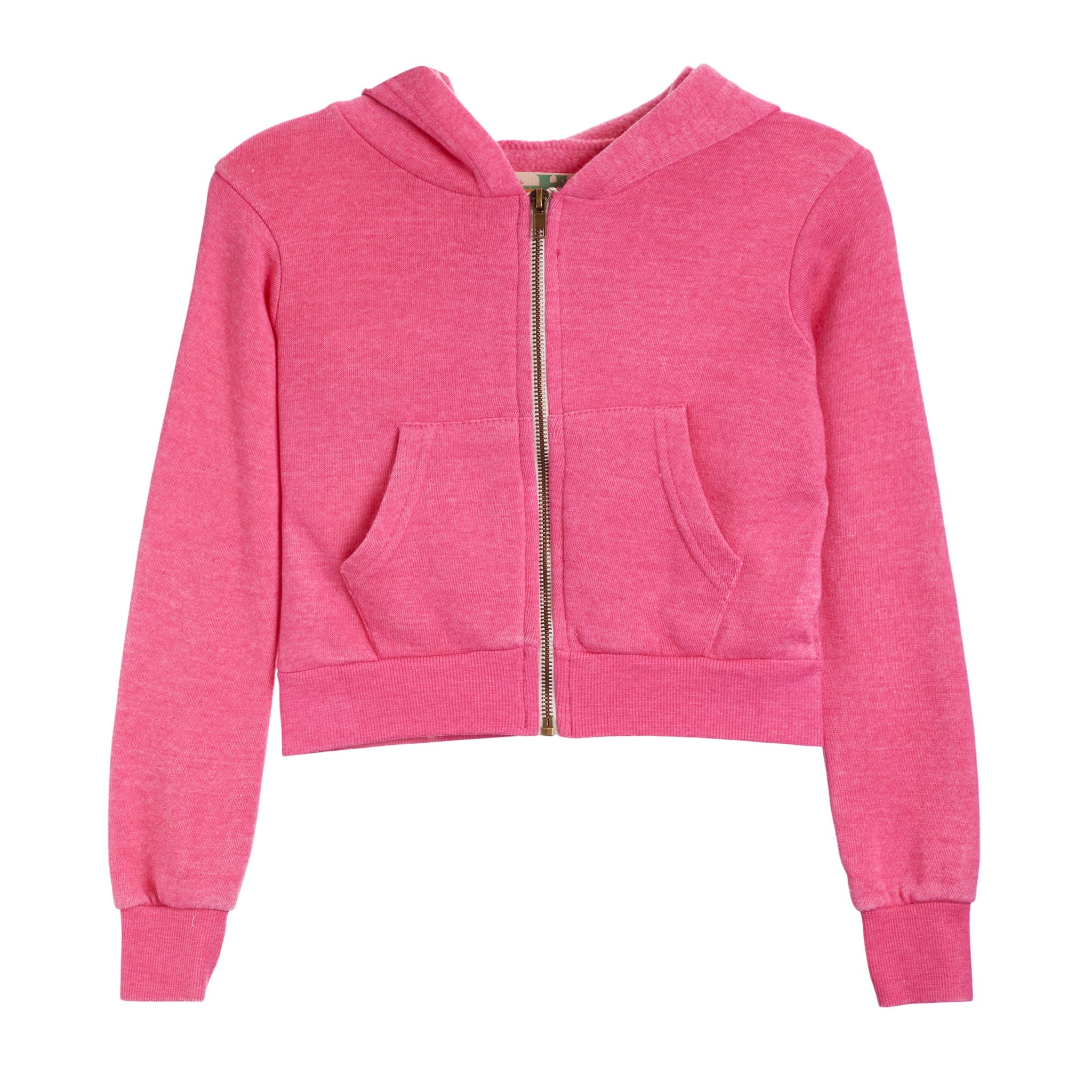 Peace Love Friends Crop Zip Jacket - Denny's