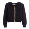 Crop Burnout Zip Hoodie - Denny's