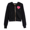 More List Crop Zip Hoodie - Denny's