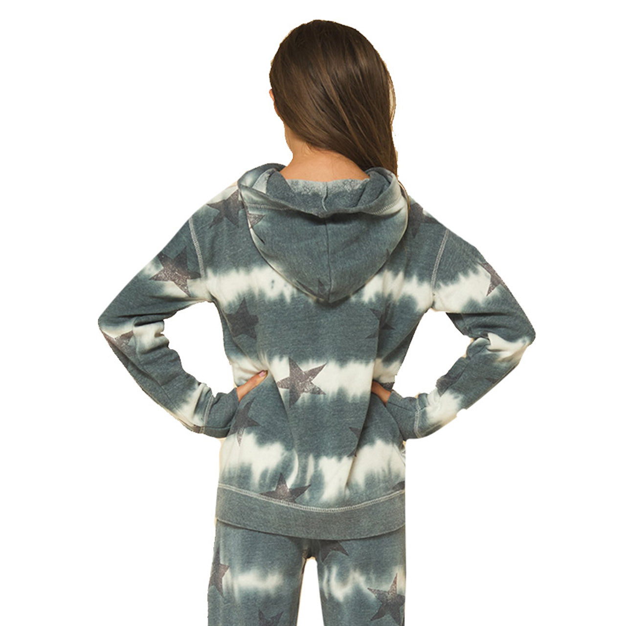 Black Star Tie Dye Hoodie - Denny's