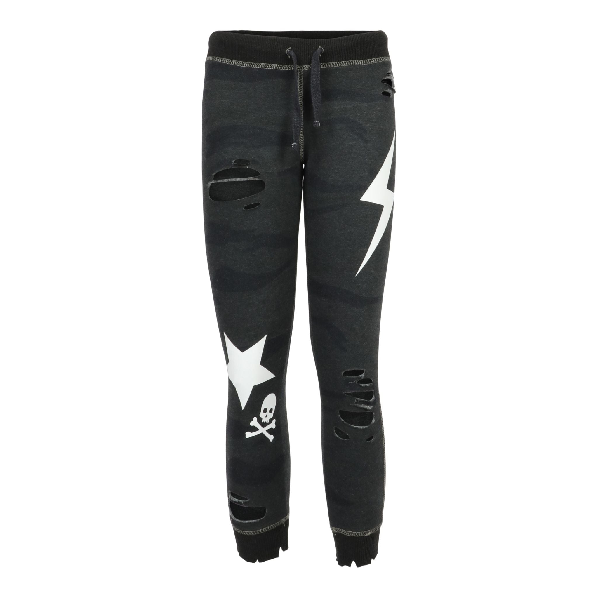 Allover White Icons Camo Jogger - Denny's