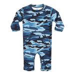 Navy Camo Kangaroo Pocket Coverall - Denny's