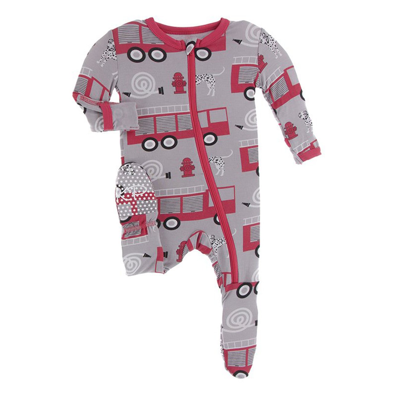 Feather Firefighter Footie - Denny's