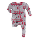 Feather Firefighter Footie - Denny's