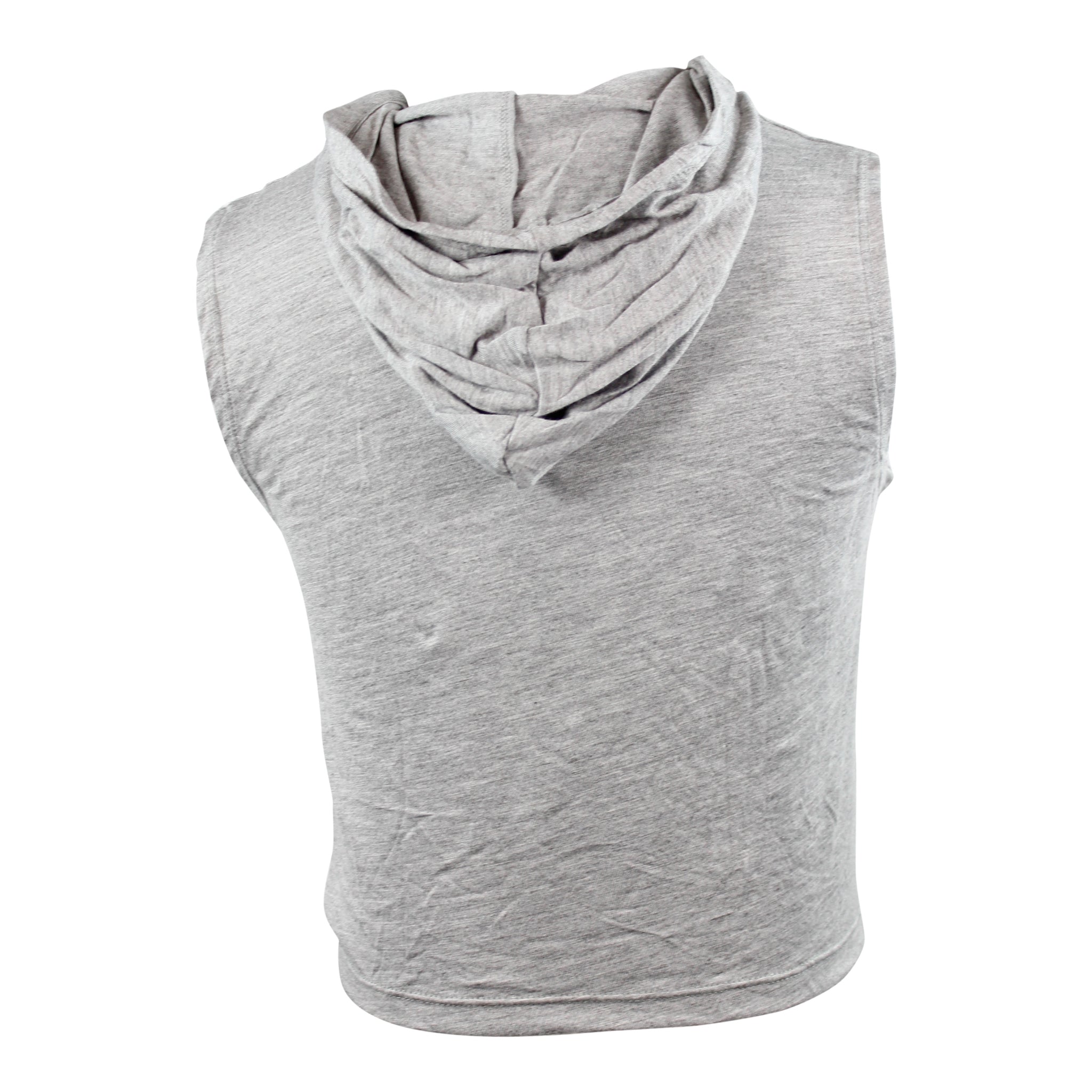 Cropped Hoody w Stripe Across Chest Neon Blk Stars - Denny's