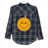 Smiley Patch Flannel - Denny's