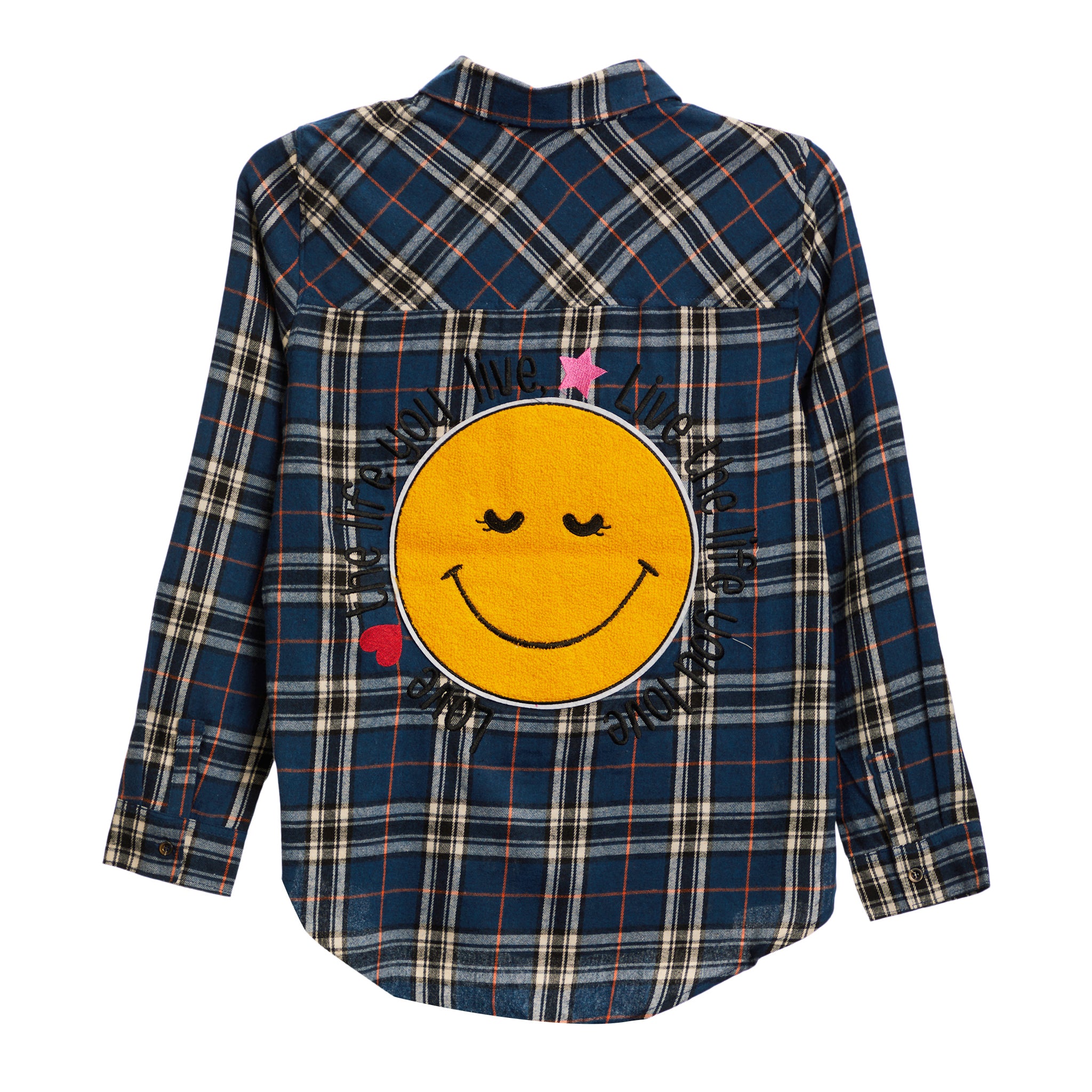 Smiley Patch Flannel - Denny's