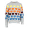 Long Sleeve Fleece w Ombre Rainbow Hearts - Denny's