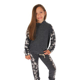 Tie Bottom Tie Dye Sleeve Hoody - Denny's