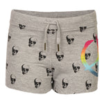 Allover Skulls & Ombre Peace Sign Short - Denny's