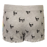Allover Skulls & Ombre Peace Sign Short - Denny's