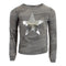 Long Sleeve Cropped Camo Hacci Top with Silver Star - Denny's