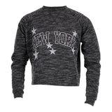 Long Sweater Crewneck with New York - Denny's