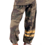 Push Up Camo Hacci Pant with Gold Stripes - Denny's