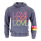 Cropped Smocked Bottom with Neon Love - Denny's