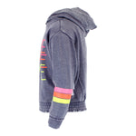 Cropped Smocked Bottom with Neon Love - Denny's